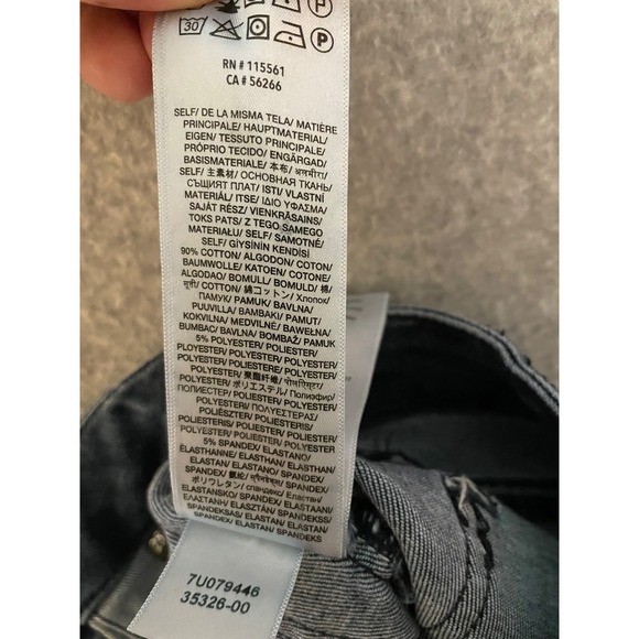 Seven For All Mankind Skinny Jeans Womens 25 Button Fly High‎ Rise - Picture 12 of 12